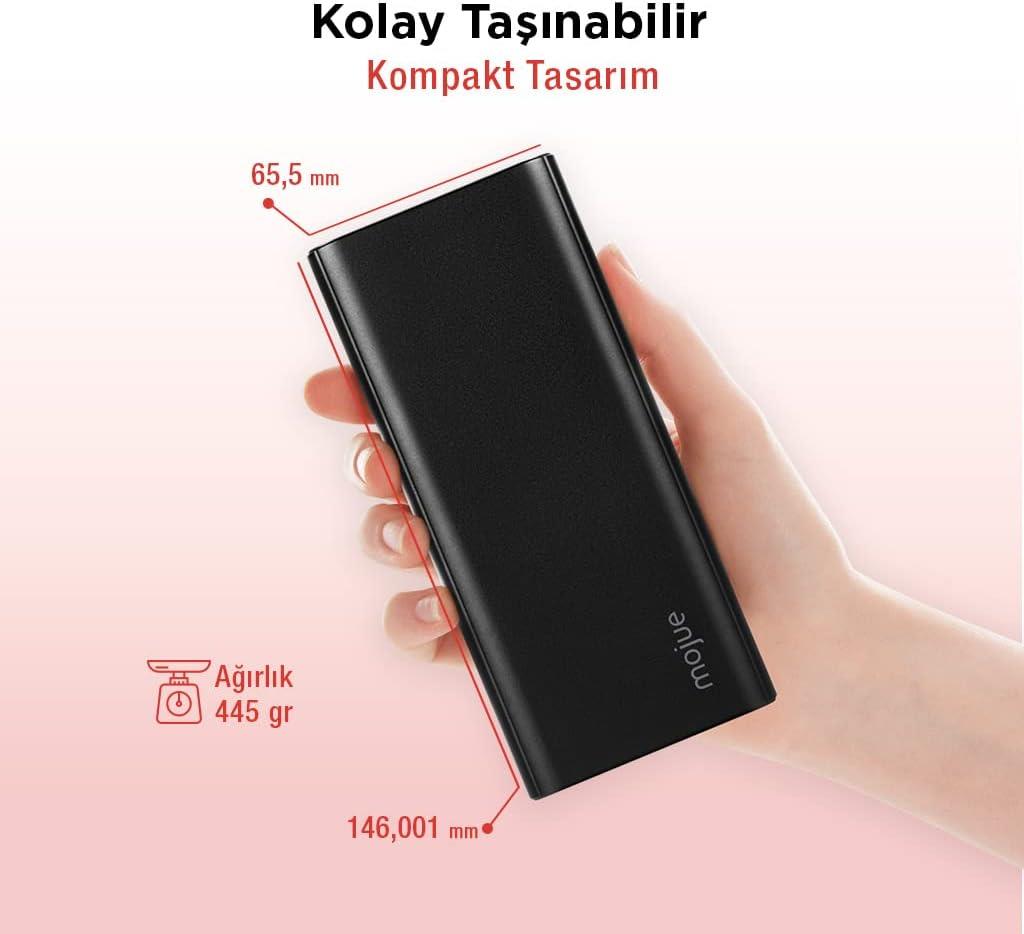 Mojue PB06 20000 mAh Hızlı Şarj Powerbank Teşhir