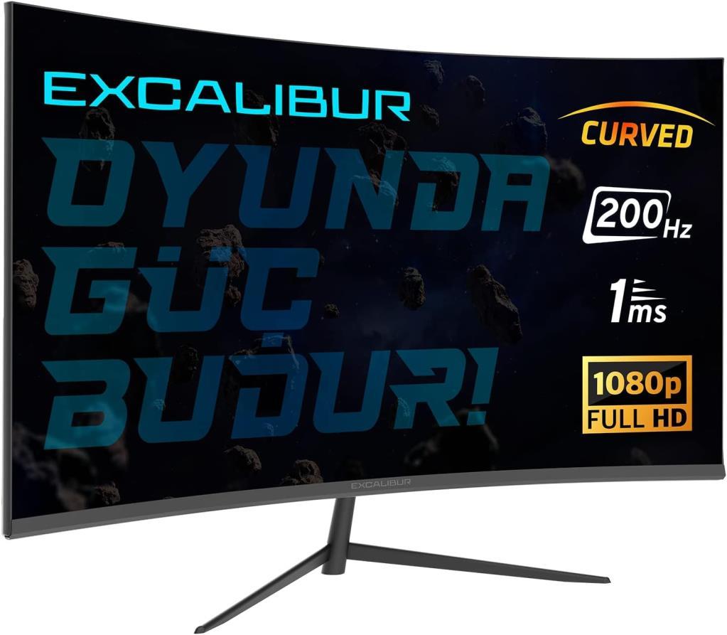 Casper Excalibur M.E238FHD-G 23.8" 1 ms Full HD G-Sync FreeSync Curved Oyuncu Monitörü Outlet