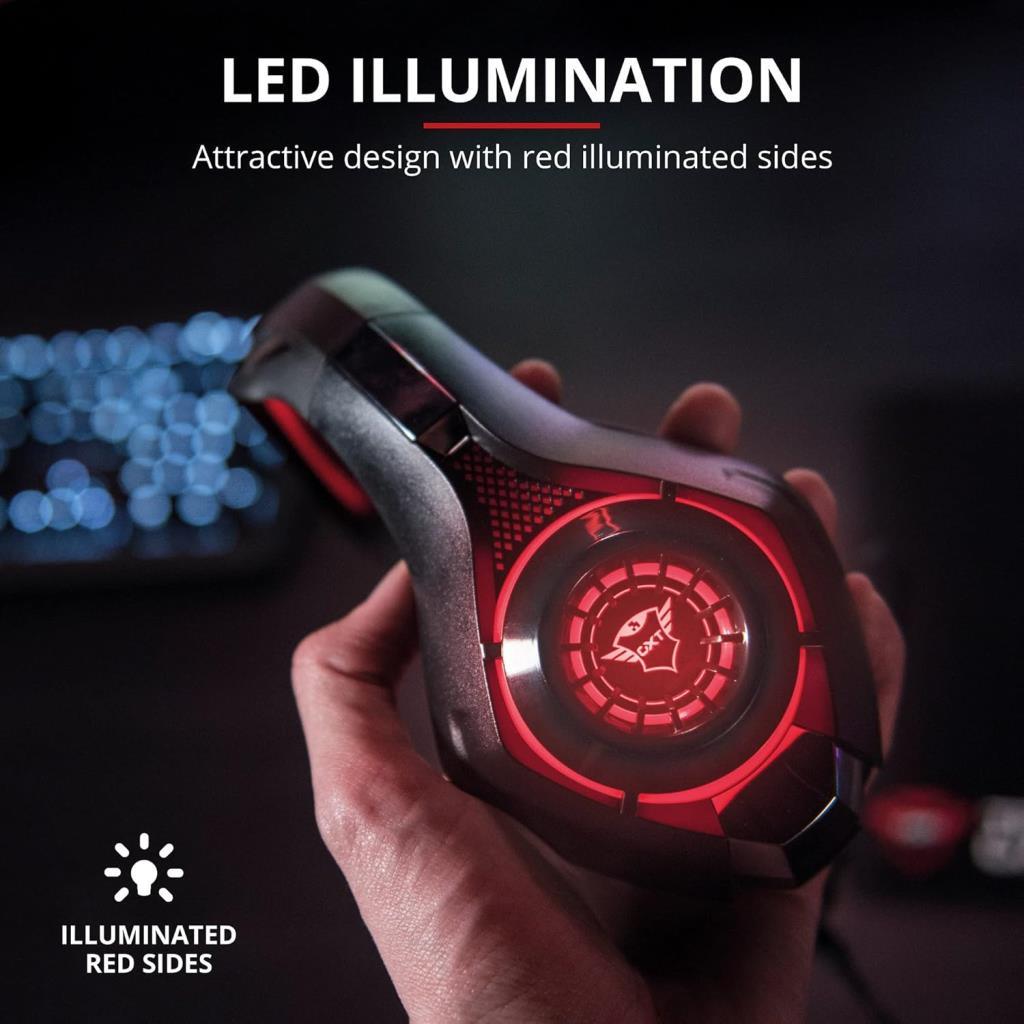 Trust 21601 GXT 313 Nero Mikrofonlu Oyuncu Kulaklığı Teşhir