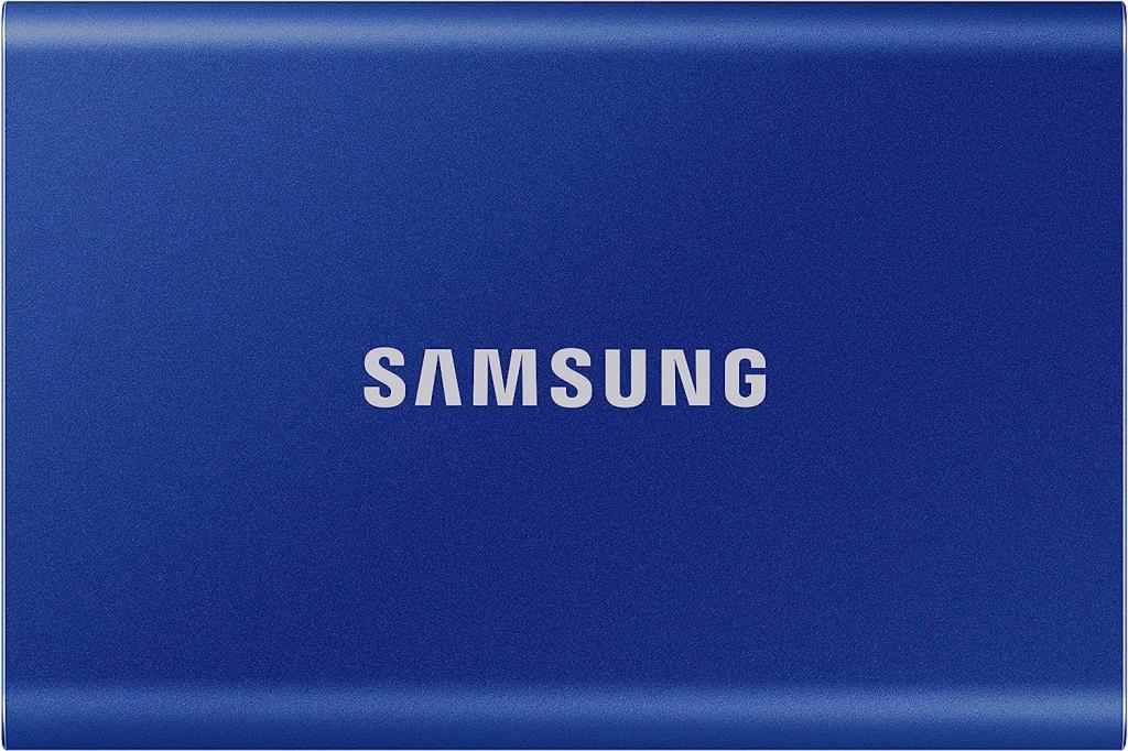 Samsung T7 MU-PC500H/WW Mavi USB 3.2 500 GB Taşınabilir SSD - Teşhir