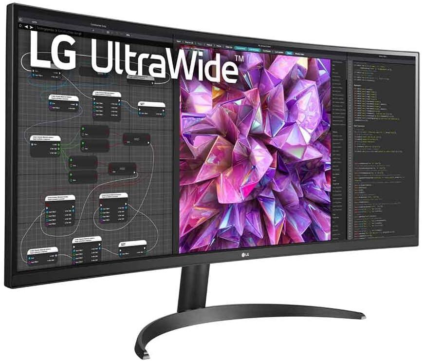 LG UltraWide 34WQ60C-B 34" 5 ms QHD Curved IPS Oyuncu Monitörü Teşhir