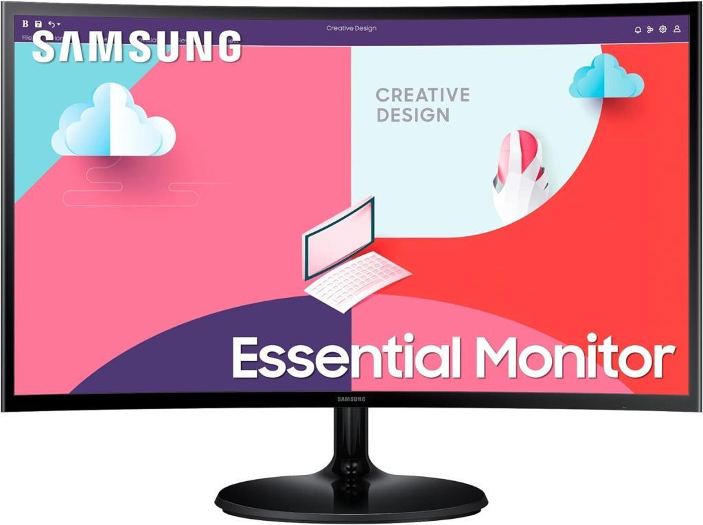 Samsung Essential LS27C362EAUXUF 27" 4 ms Full HD Curved 75 Hz Monitör - Teşhir