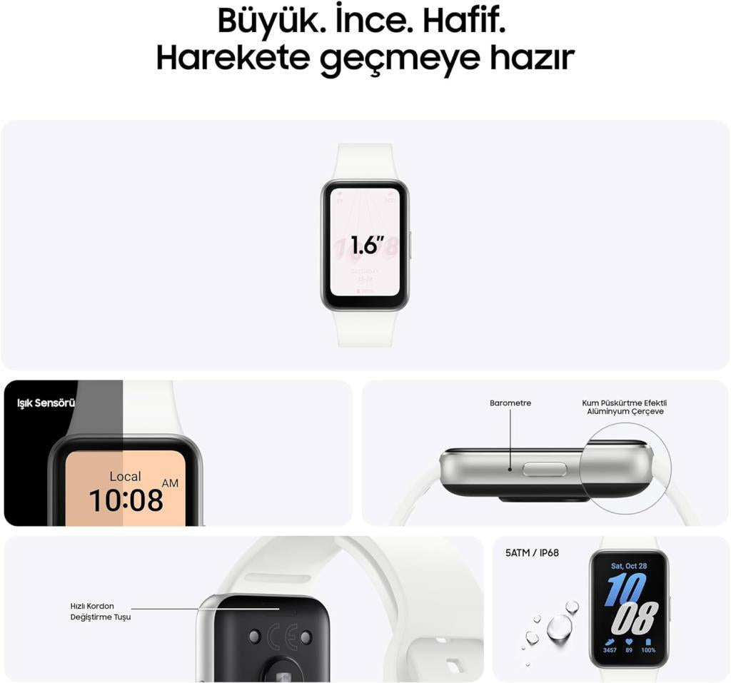 Samsung Galaxy Fit 3 Silver Smart Bracelet - Outlet