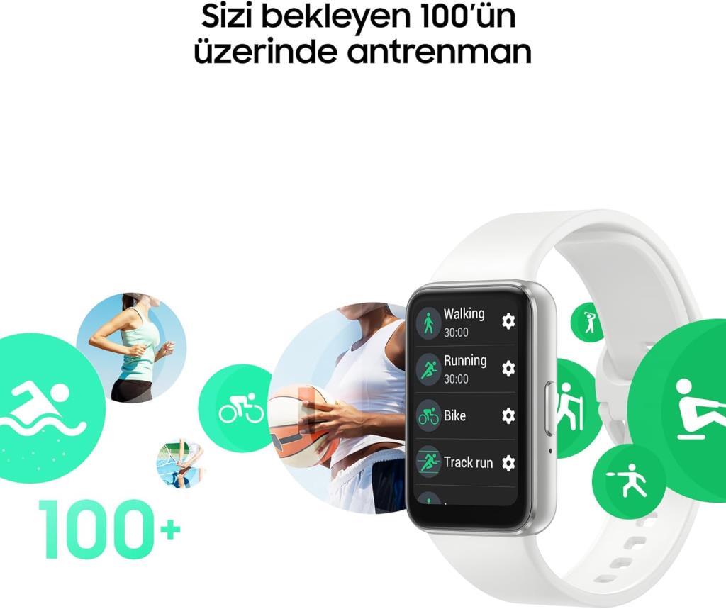Samsung Galaxy Fit 3 Gümüş Akıllı Bileklik - Outlet