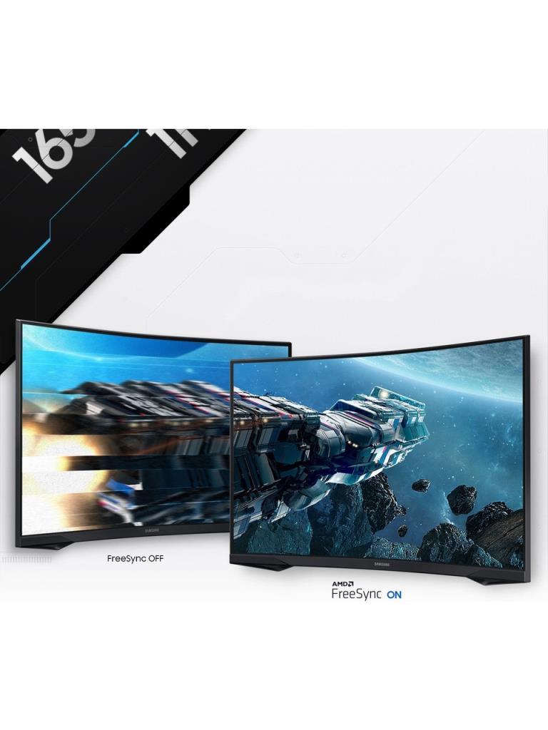 Samsung Odyssey G5 G55C LS27CG552EUXUF 27" 1 ms 2K Curved 165 Hz Oyuncu Monitörü - Teşhir