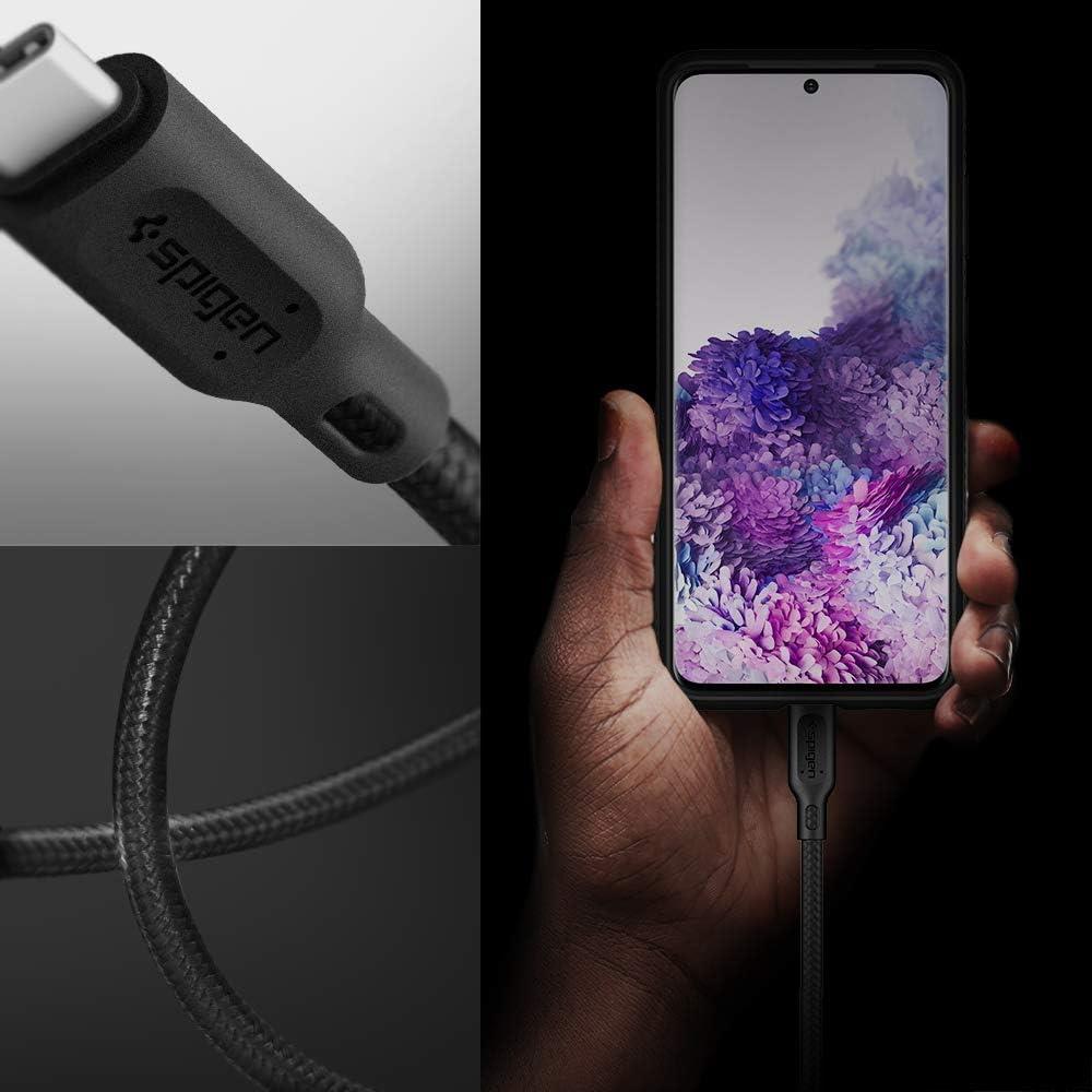 Spigen DuraSync 1 m Type-C to Type-C 100 W Hızlı Şarj Kablosu Siyah Outlet