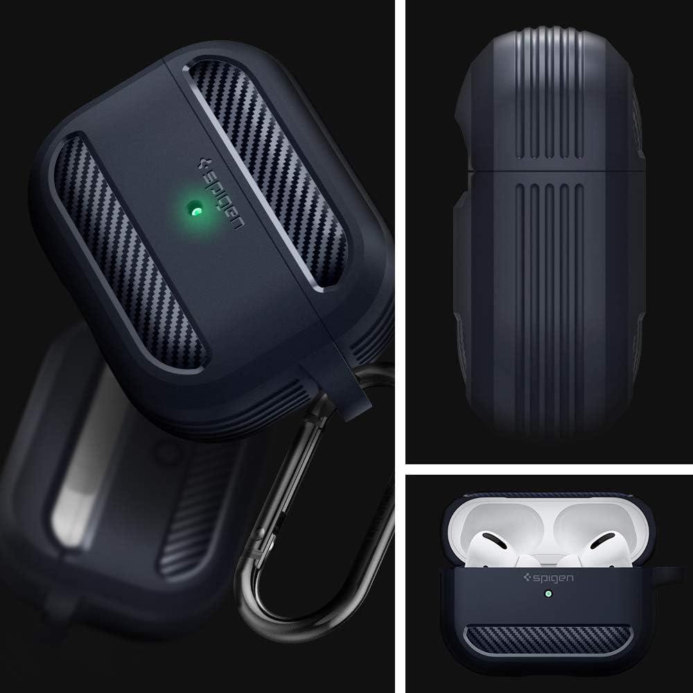 AirPods Pro Kulaklık Kılıf, Spigen Rugged Armor Charcoal Gray Outlet