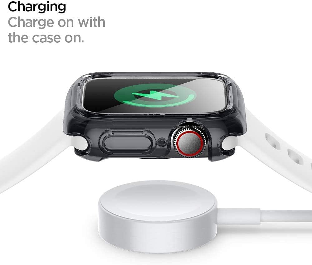 Spigen Apple Watch 44mm (Seri SE2/6/SE/5/4) Kılıf Ultra Hybrid Space Crystal - ACS01838 Teşhir