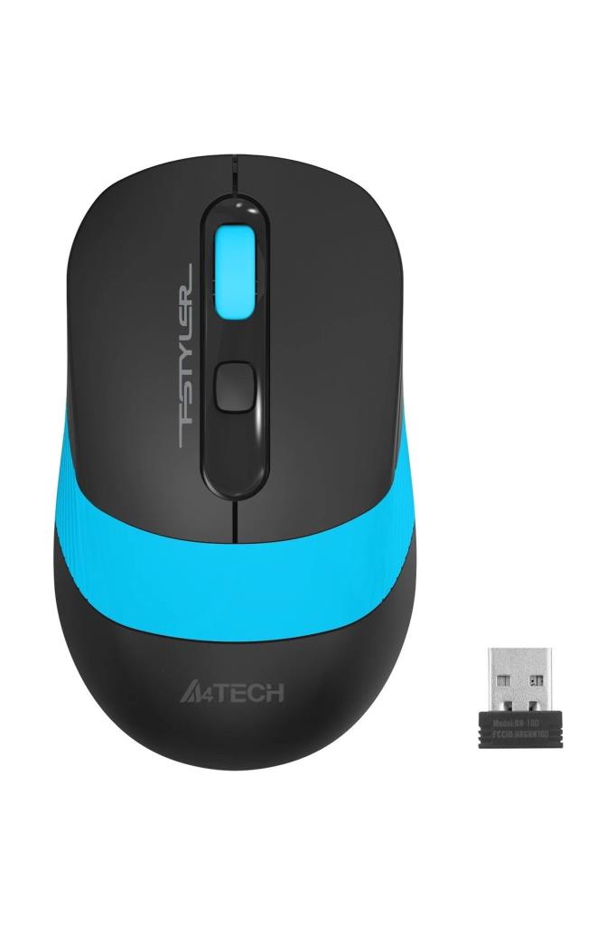 A4 Tech FG10 Siyah-Mavi Optik Kablosuz Mouse