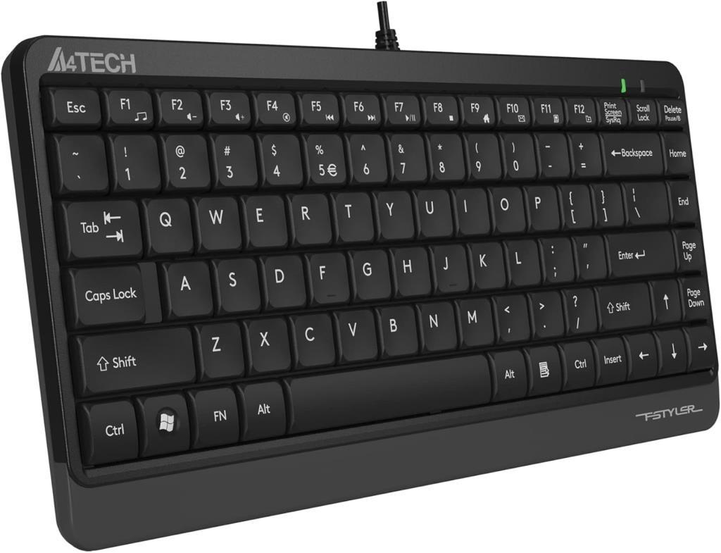 A4 Tech Fstyler FK11 Gri TKL Q Kablolu Klavye Teşhir