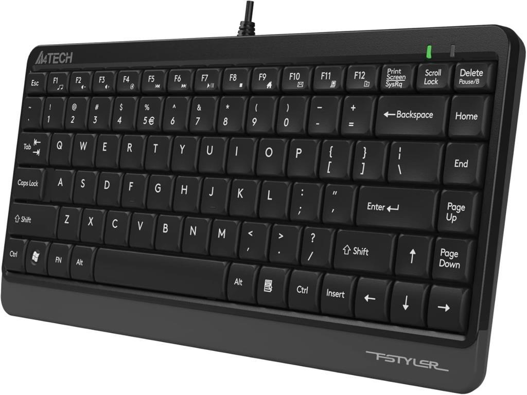 A4 Tech Fstyler FK11 Gri TKL Q Kablolu Klavye Teşhir