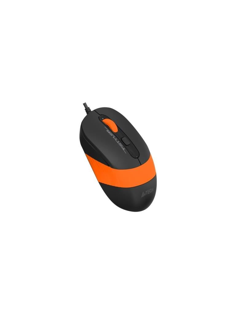 A4 Tech FM12 Fstyler USB Optik 1200DPI Mouse, 4 Yönlü, SiyS
