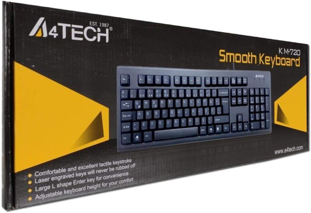 A4 Tech KM-720 Q Kablolu Klavye Outlet