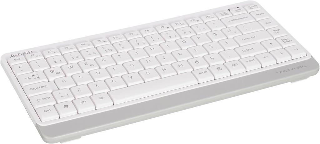 A4 Tech FG1112 Beyaz Mini TKL Kablosuz Klavye Mouse Seti Outlet