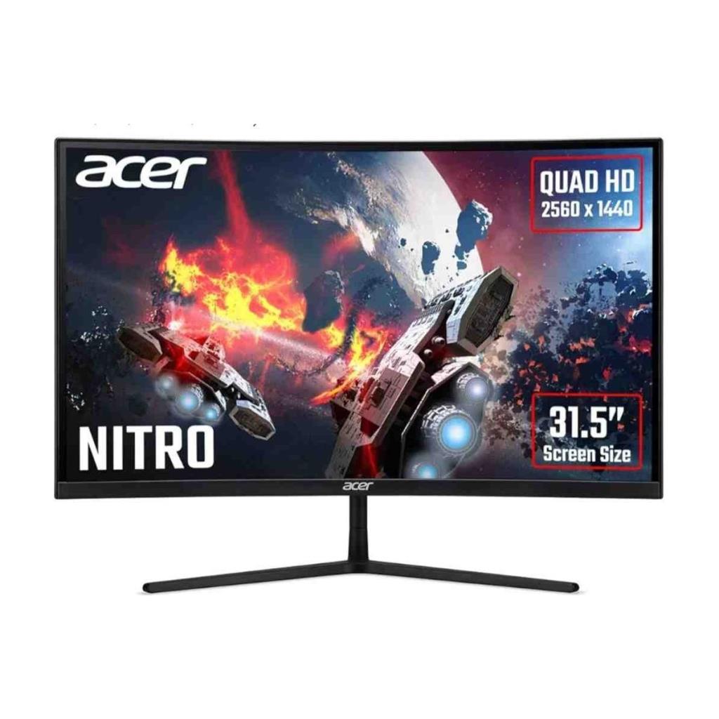 Acer Nitro Eı322qurp 31.5" Qhd Zeroframe Curved 1500R 165Hz 1 Ms 2560 X 1440 Hdr 400 Va Led 2Xhdmı 2Xdp Gaming Monitör Outlet