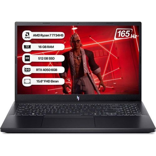 Acer Nitro V 15 ANV15-41-R27R NH.QSGEY.004 Ryzen 7 7735HS 16 GB 512 GB SSD RTX4050 15.6" Full HD Gaming Laptop - OUTLET