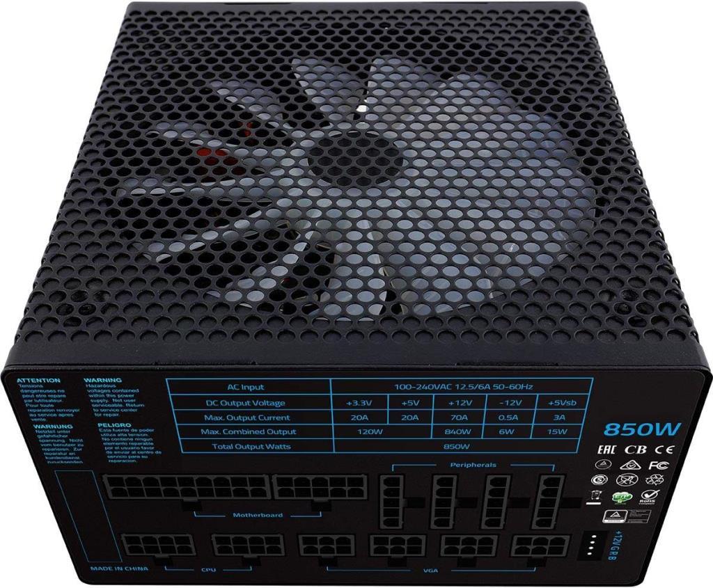 Aerocool P7 AE-P7P850 850 W Power Supply - Outlet