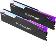 Agi Turbojet UD858 Rgb 32 جيجابايت 16x2 DDR5 6000 ميجاهرتز CL 30 أسود