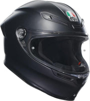 AGV K6 S Motosiklet Kaskı Solid Kapalı Kask Matt Black XS Outlet