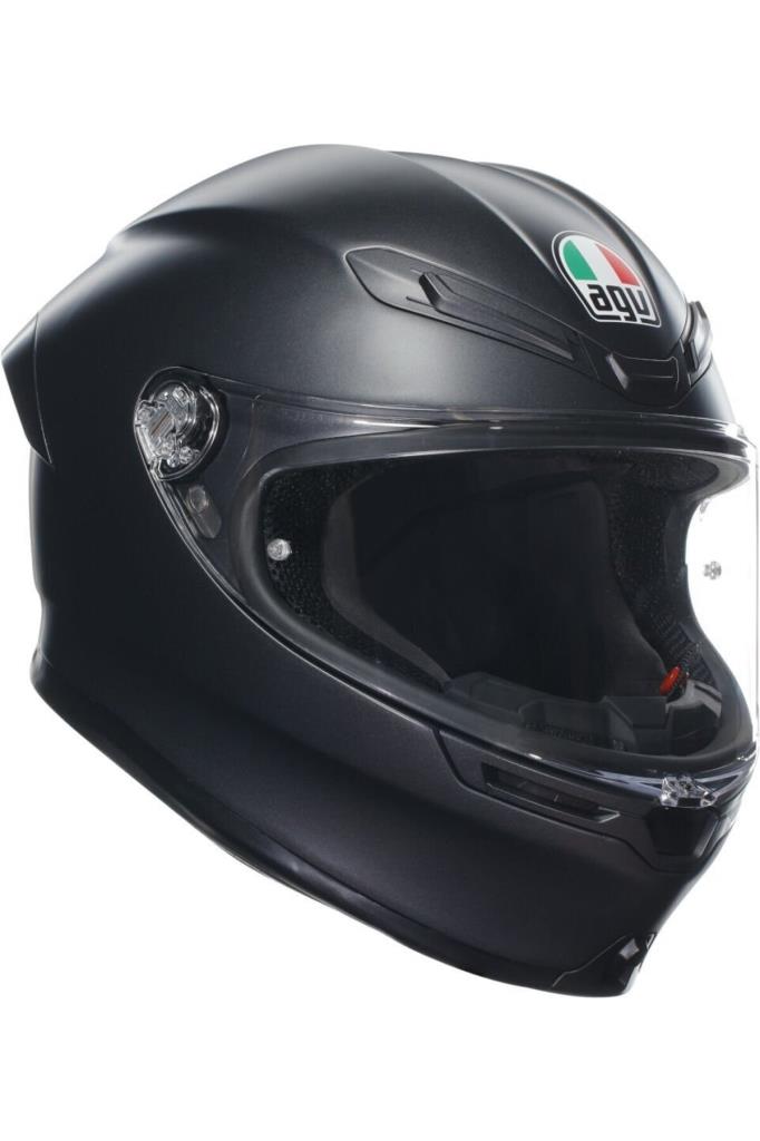 AGV K6 S Motosiklet Kaskı Mono Kapalı Kask Matt Black XL - Outlet
