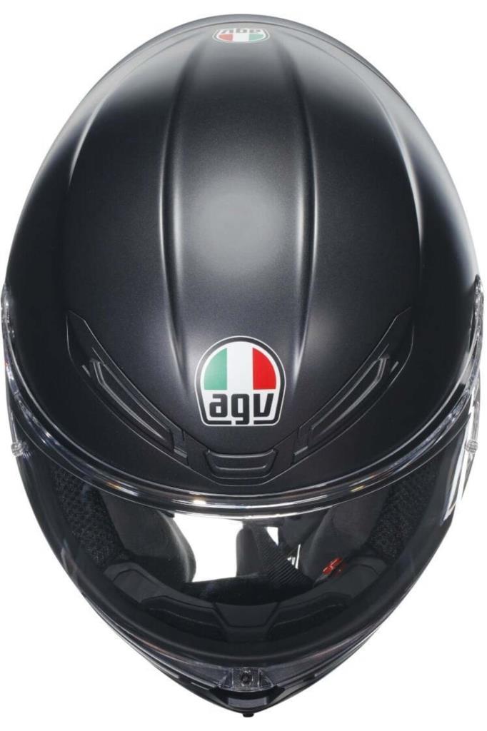 AGV K6 S Motosiklet Kaskı Mono Kapalı Kask Matt Black XL - Outlet