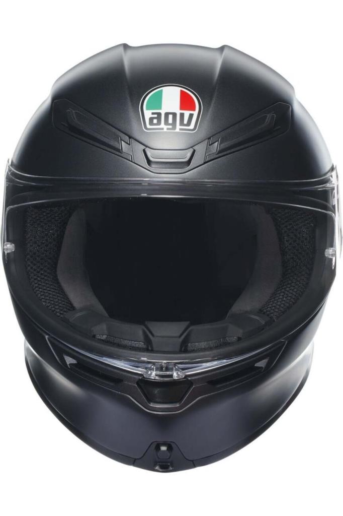AGV K6 S Motosiklet Kaskı Mono Kapalı Kask Matt Black XL - Outlet
