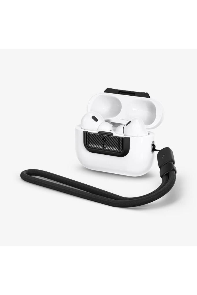 Spigen AirPods Pro / Pro (2. nesil) Koruma Kilidi Lock Fit M Carbon Outlet