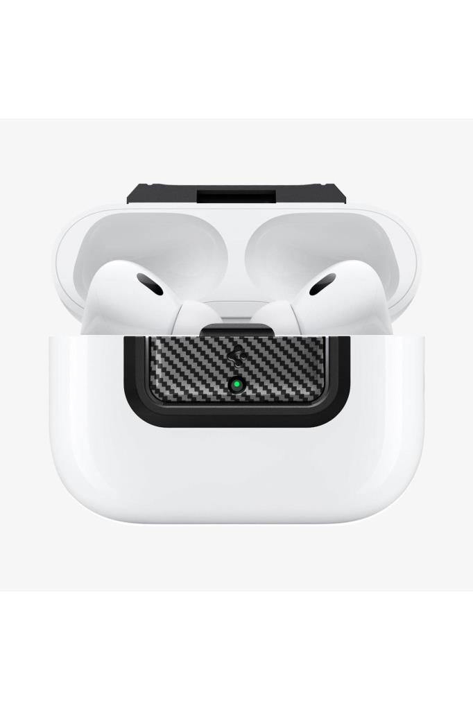 Spigen AirPods Pro / Pro (2. nesil) Koruma Kilidi Lock Fit M Carbon Outlet