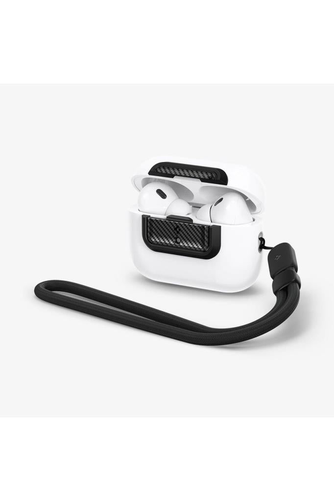 Spigen AirPods Pro / Pro (2. nesil) Koruma Kilidi Lock Fit M Carbon Outlet