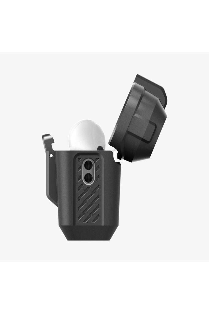 Spigen AirPods Pro (2.Nesil) Kılıf, Spigen Lock Fit Matte Black Outlet