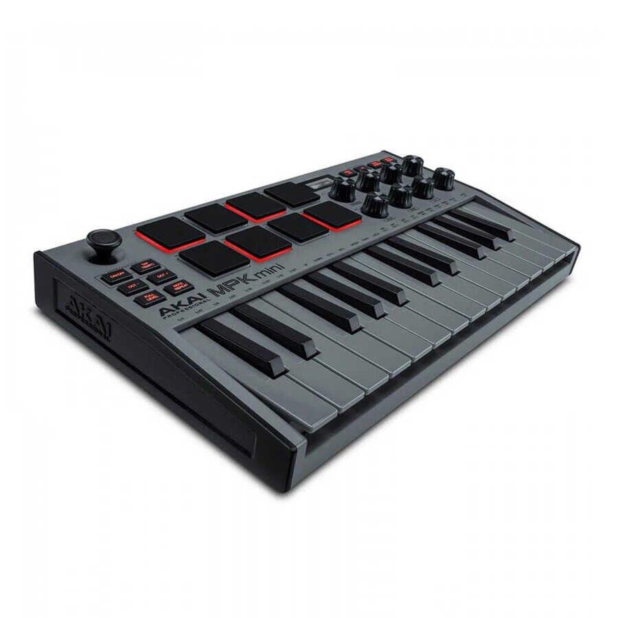 Akai Mpk Mini MK3 25 Tuşlu Midi Klavye Gri - Outlet