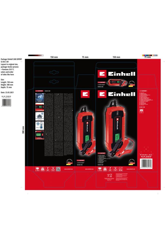شاحن بطارية Einhell CE-BC 6 M 12 فولت