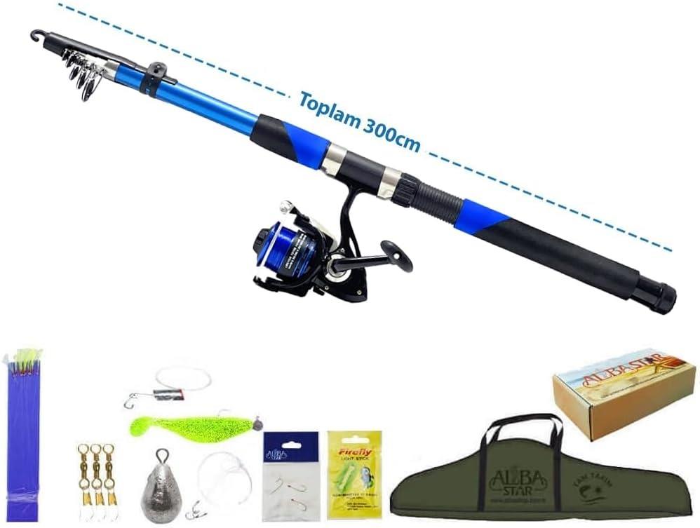 Alba Star TTS004 Tam Takım Hobi Kıyı Olta Seti - Outlet
