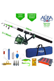Albastar Viper Kıyı Olta Seti 210 cm 50-100 g (VPR001) - TEŞHİR