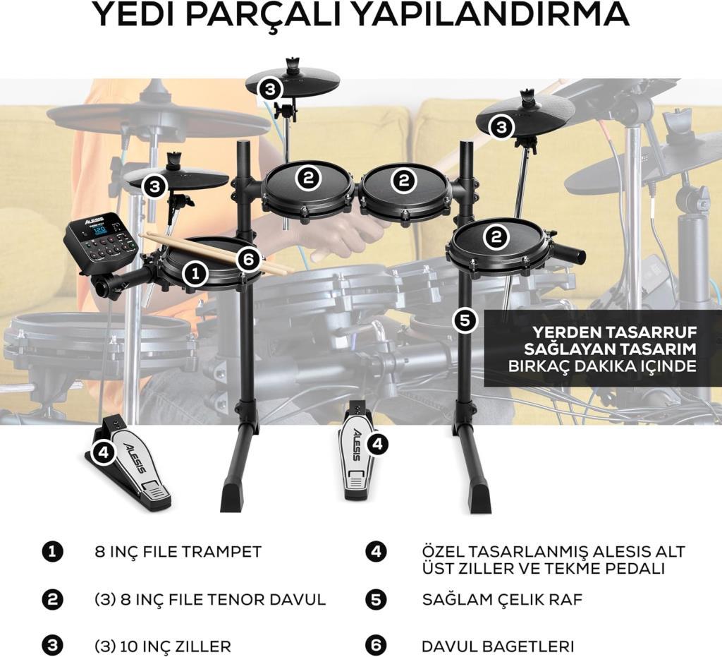 Alesis Turbo Mesh Kit Elektronik Davul Seti - Outlet