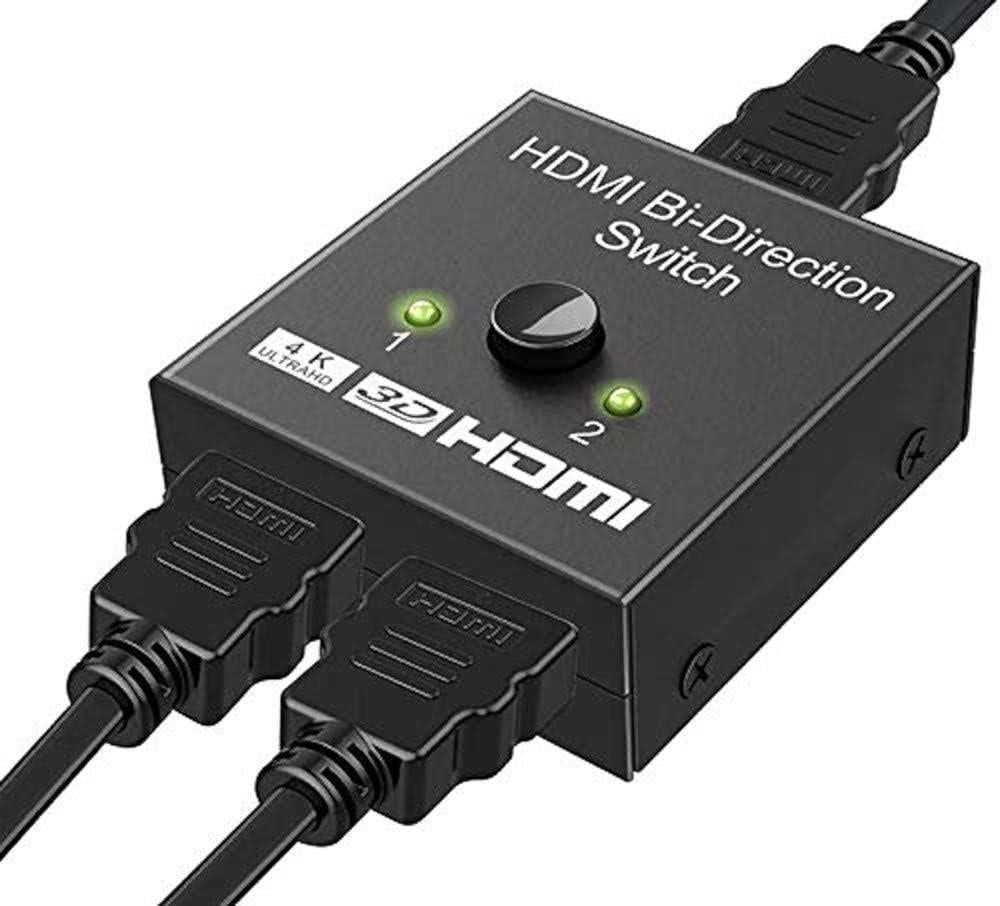 Alfais 4494 2 Port Çift Yönlü HDMI Switch Splitter Teşhir