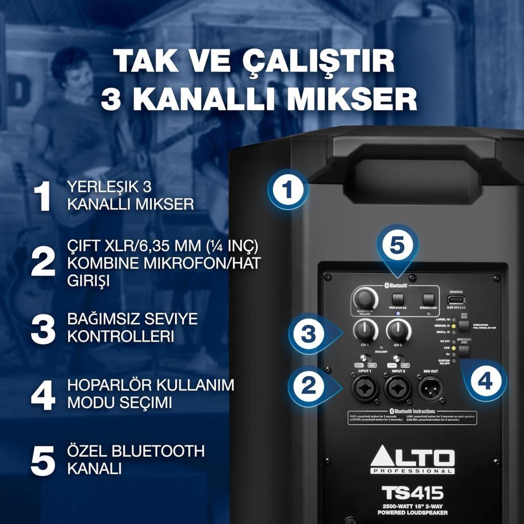 Alto TS415 15 inç 2500 W Hoparlör