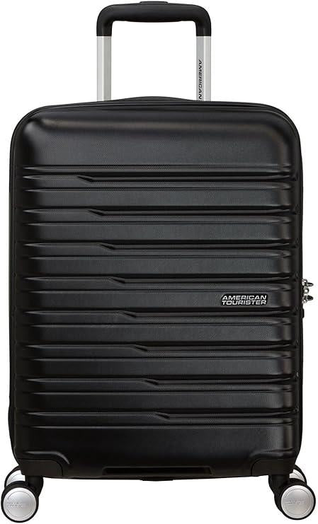 American Tourister Unisex Yetişkin Tekerlekli Valiz, Siyah, 55 cm
