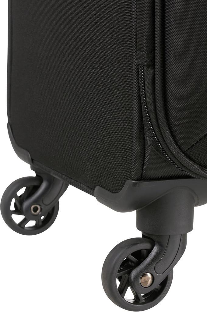 American Tourister Holiday Heat Spinner 67/24 TSA Siyah Orta Boy Kumaş Valiz - Teşhir