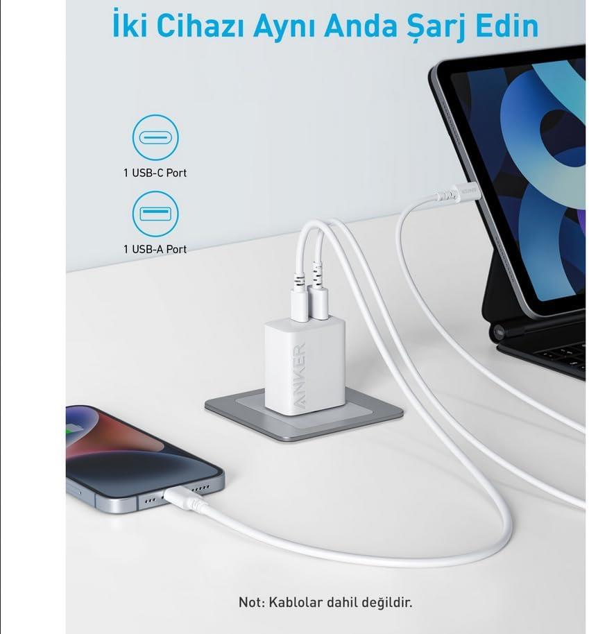 Anker 312 A2348 20 W Hızlı Şarj Adaptörü