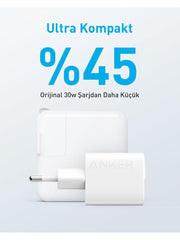 Anker 323 33 W Hızlı Şarj Adaptörü Teşhir