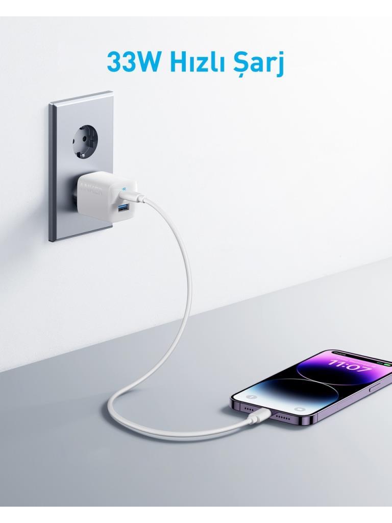 Anker 323 33 W Hızlı Şarj Adaptörü Teşhir