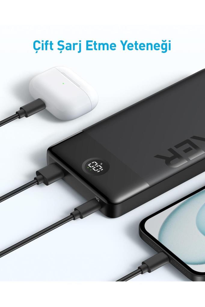 Anker 324 A1237 10000 mAh Hızlı Şarj Powerbank