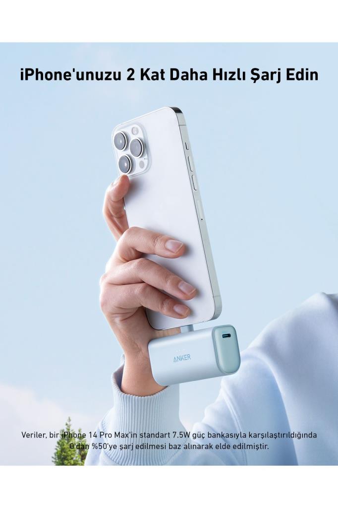 Anker A1645 5000 mAh Hızlı Şarj Powerbank Outlet