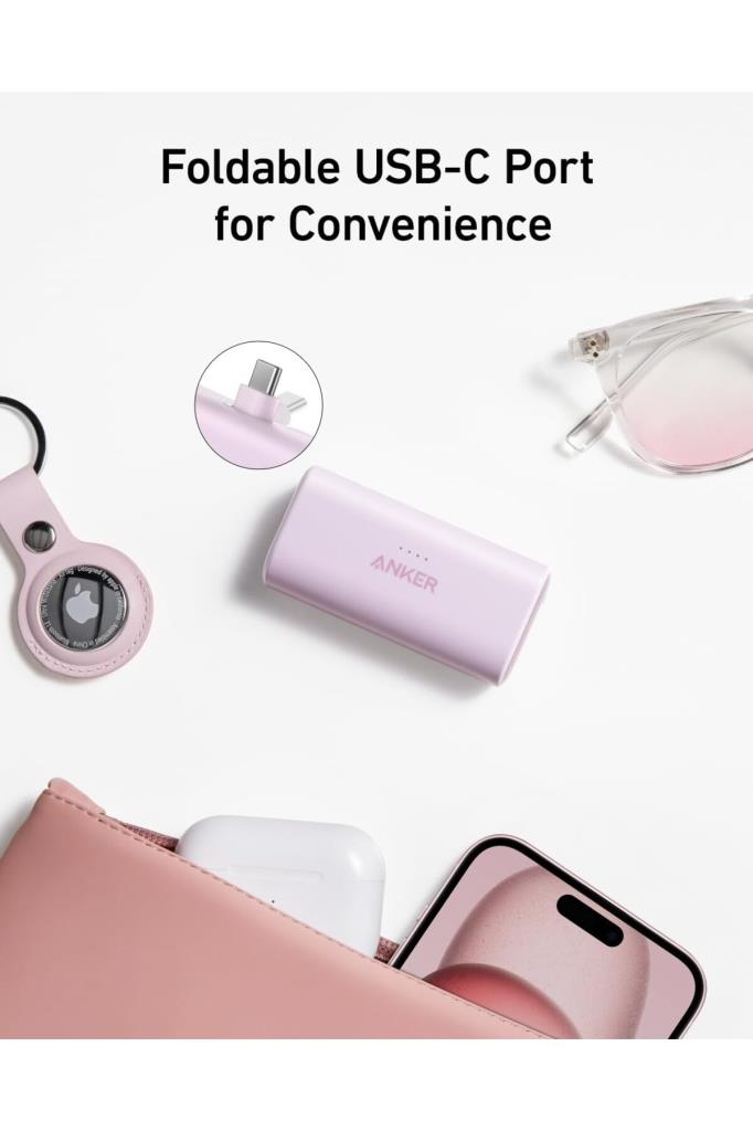 Anker Nano 5000 mAh 22,5W Hızlı Şarj Powerbank Beyaz A1653