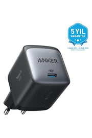 Anker Nano II 65W ŞArj Cihazı - A2663 - Siyah - OUTLET