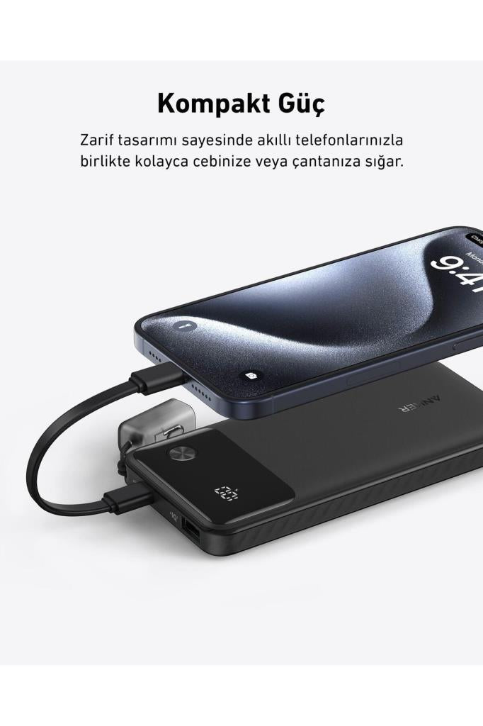 Anker A1388 10000 mAh Hızlı Şarj Powerbank Teşhir
