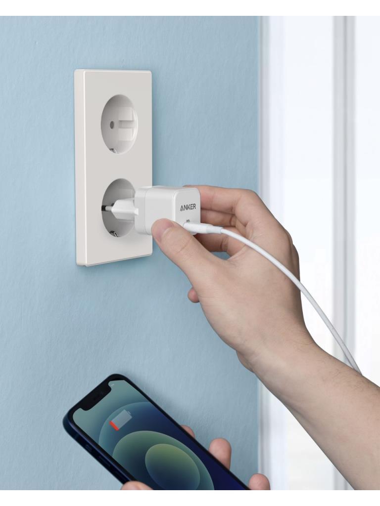 Anker PowerPort III Cube A2149 20 W Type-C Hızlı Şarj Adaptörü Outlet