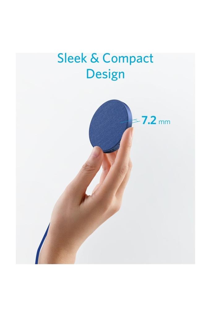 Anker Powerwave Select Plus Mavi Kablosuz Şarj Aleti