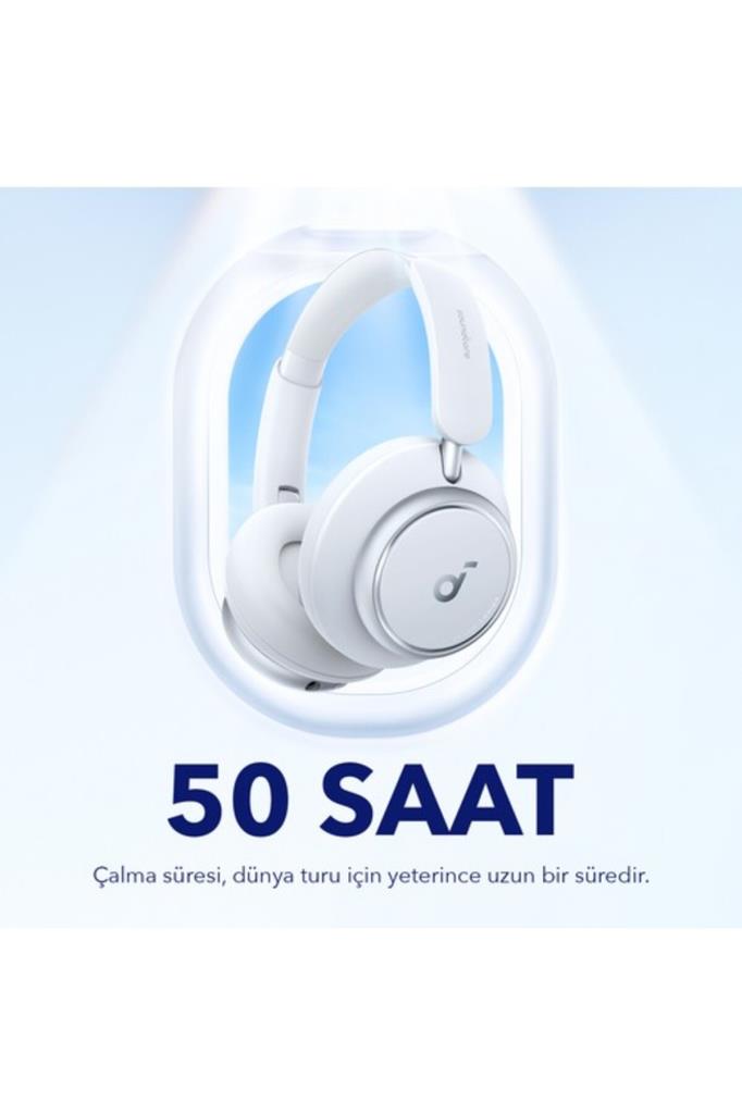 Anker SoundCore Space Q45 Beyaz Kulak Üstü Bluetooth Kulaklık Teşhir